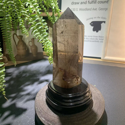  Single terminated crystal wand for energy direction