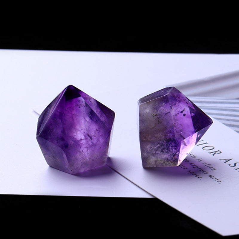  Spiritual awakening tool with purple crystal