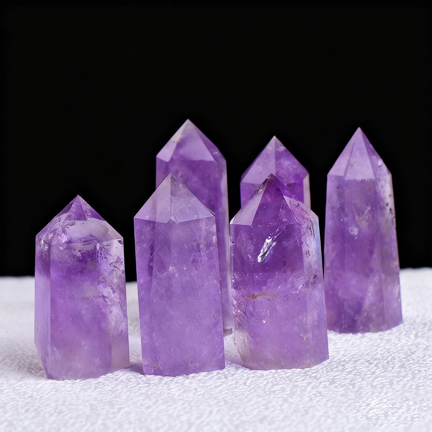 Third eye activation tool with purple crystal energy