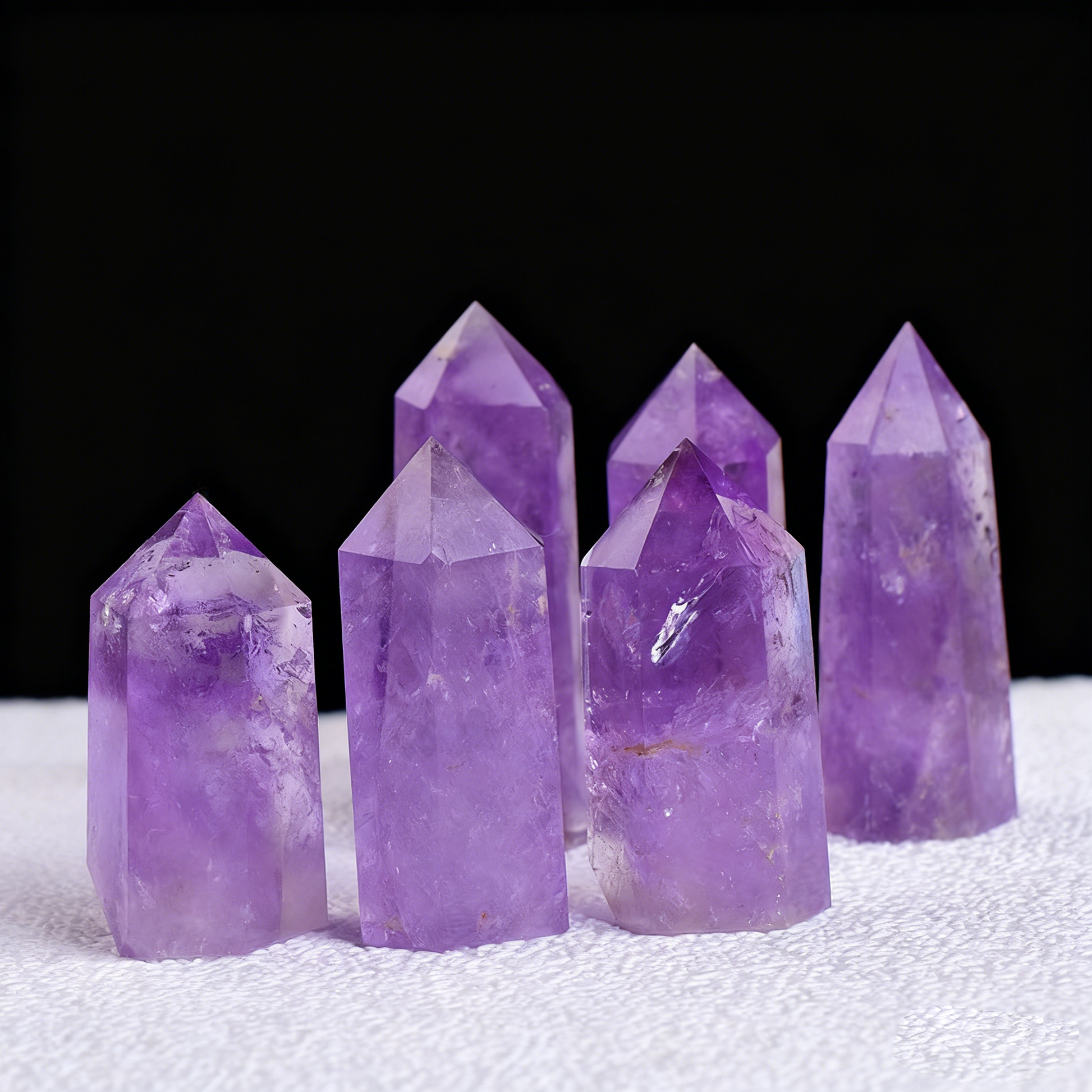 Third eye activation tool with purple crystal energy