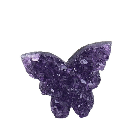  Uruguayan amethyst butterfly geode for spiritual transformation