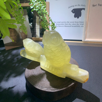 Wealth attraction owl for financial abundance