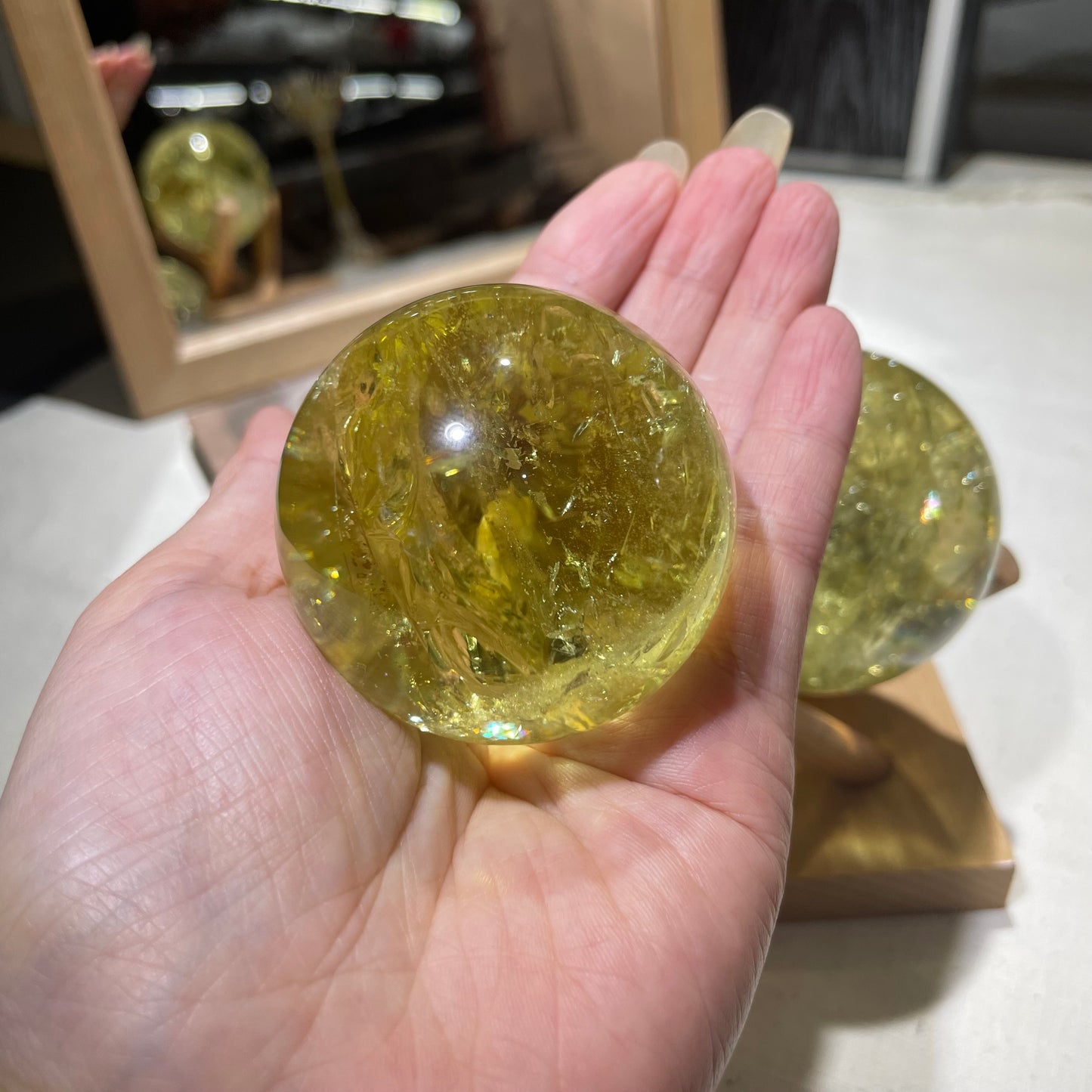 Wealth corner citrine for feng shui